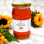 Raw SUNFLOWER HONEY Unpasteurized, Unfiltered, Unprocessed 1kg