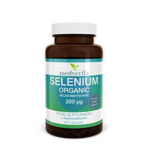 MEDVERITA Organic Selenium 200 mcg - from YEAST - 60 capsules