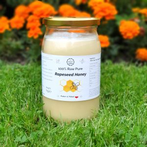 Rapeseed Honey 1kg - Raw, Natural, Unpasteurised